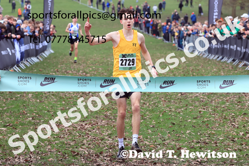 Mens Under-20s 2026 UK CAU Inter Counties Cross Country, Wollaton Park, Nottingham. Photo: David T. Hewitson/Sports for All Pics